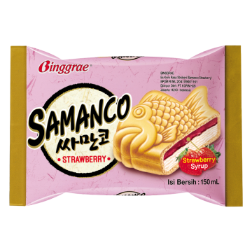 Helado de Taiyaki de Fresa Samanco