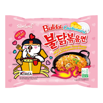 Fideos Instantaneos Pollo Picante Carbonara Buldak