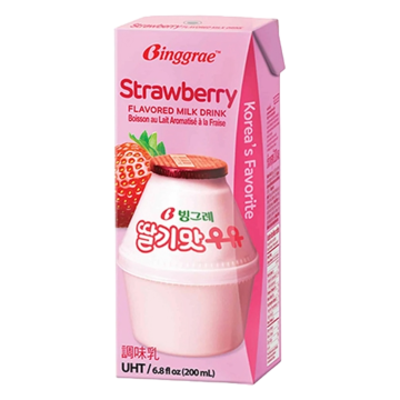Leche de Fresa Binggrae