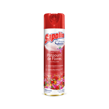 Aerosol Ambiental Potpourri de Flores Sapolio