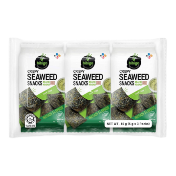 Snack de Algas de Wasabi Bibigo
